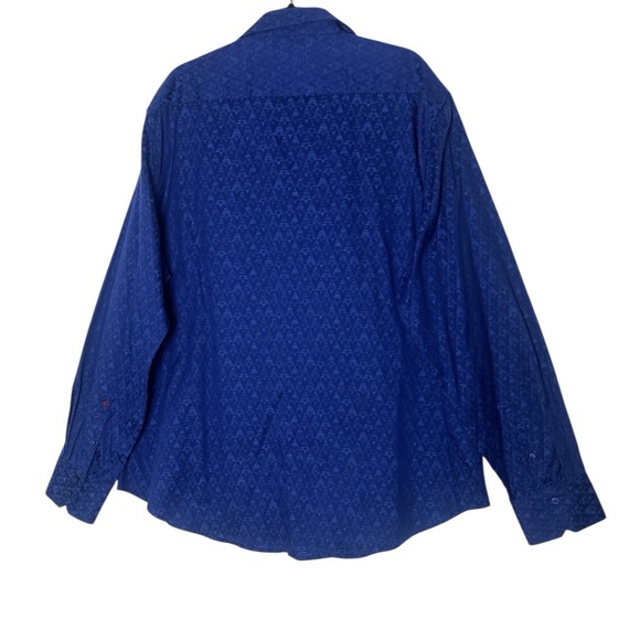 Robert Graham Shirt Men's 2XL Long Sleeve Button Up Designer Luxury Formal - Picture 2 of 11